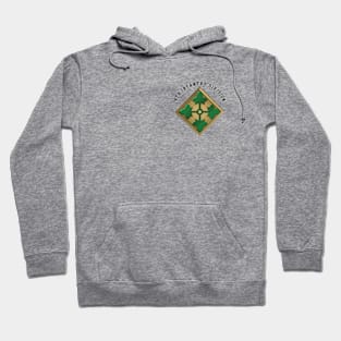 4th Infantry Division - Small Chest Insignia Hoodie